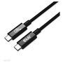 Club3D Cable USB 4 USB-C PD 240W 20 Gbit/s 2m Negro CAC-1575