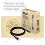 Club3D Cable USB 4 USB-C PD 240W 20 Gbit/s 2m Negro CAC-1575