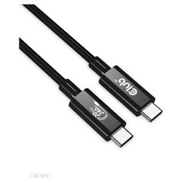 Club3D Cable USB 4 USB-C PD 240W 20 Gbit/s 2m Negro CAC-1575