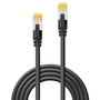 LINDY Cable de Red Patch Cord Cat7 S/FTP LSZH Blindado 0.5 m Negro 47306 - Para 10/100/1000Base-T, 600 MHz, Conectores RJ-45 Macho Chapados en Oro/Níquel