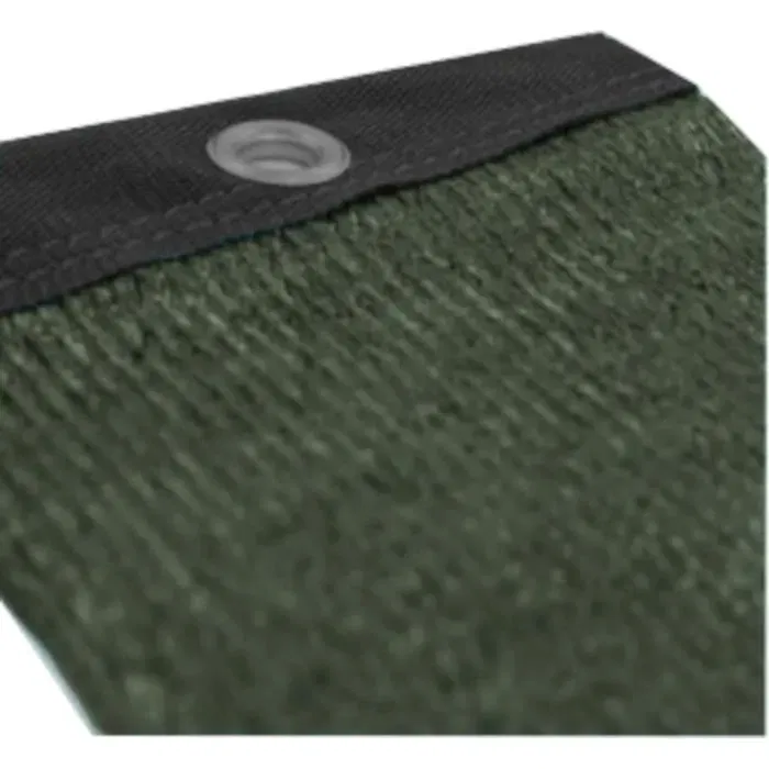 Nature NAT3306134002604 Mampara de privacidad 1 x 3 m Blackout 5/5 HDPE 350 g/m² Verde caqui