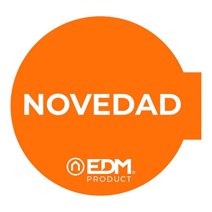 Edm Display Promoción Módulo Castellano "Novedad" Ø 20cm con Soporte Adhesivo 02942 Edm Display Promoción Módulo Castellano "Novedad" Ø 20cm con Soporte Adhesivo 02942