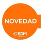 Edm Display Promoción Módulo Castellano "Novedad" Ø 20cm con Soporte Adhesivo 02942