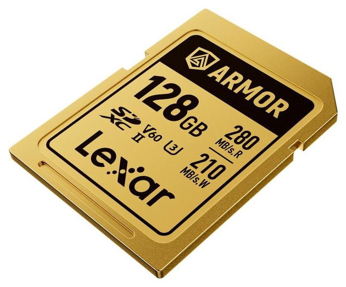 Lexar Armor Gold SDXC 128 GB UHS-II V60 Lexar Armor Gold SDXC 128 GB UHS-II V60
