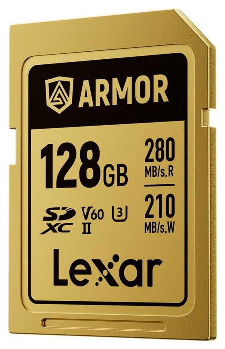 Lexar Armor Gold SDXC 128 GB UHS-II V60 Lexar Armor Gold SDXC 128 GB UHS-II V60