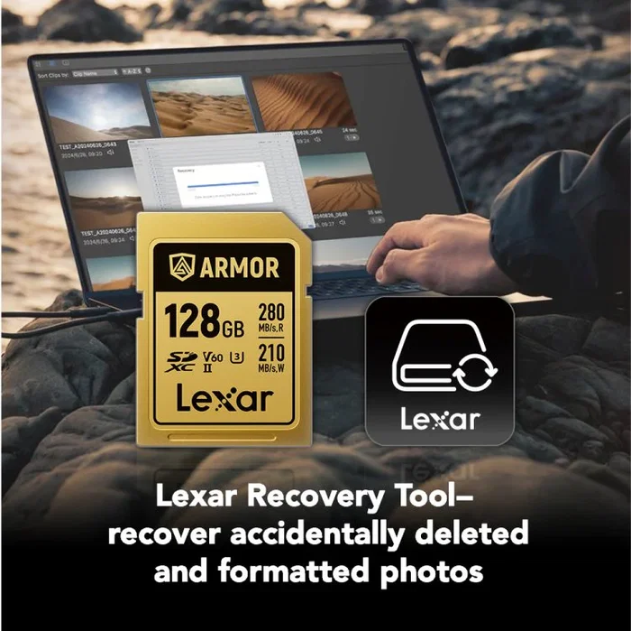 Lexar Armor Gold SDXC 128 GB UHS-II V60 Lexar Armor Gold SDXC 128 GB UHS-II V60