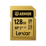 Lexar LSDAMGL128G-RNNNG Armor Gold 128 GB SDXC UHS-II Tarjeta de Memoria, Lectura 280 MB/s, Escritura 210 MB/s