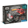 Clementoni Fire Hot Rod Mecánico Kit de Construcción 55664 - Juguete STEM con Ruedas Direccionales y Pistones para Niños +8 Años