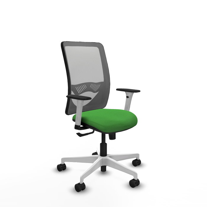 PIQUERAS Y CRESPO Silla de oficina Zulema con mecanismo Sincro, Verde y Gris PIQUERAS Y CRESPO Silla de oficina Zulema con mecanismo Sincro, Verde y Gris