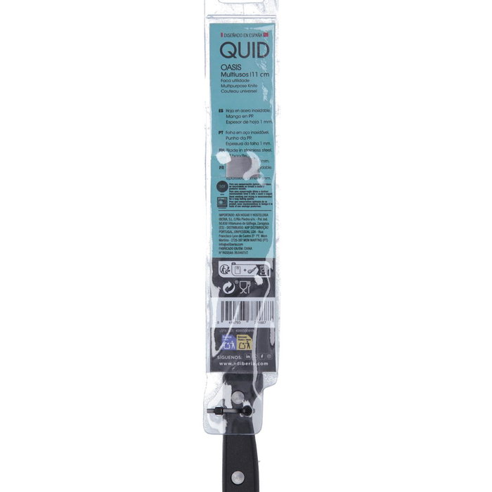 Quid Cuchillo Multiusos OASIS QD Negro 11cm