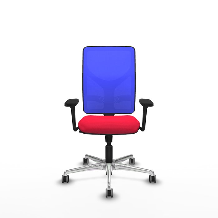 PIQUERAS Y CRESPO Silla de oficina Motilla con mecanismo Sincro, Rojo y Azul PIQUERAS Y CRESPO Silla de oficina Motilla con mecanismo Sincro, Rojo y Azul