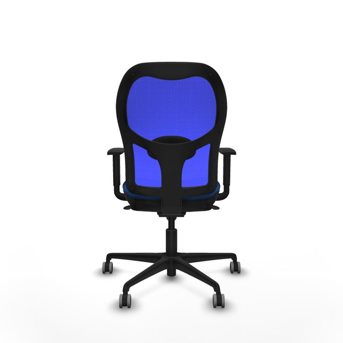 PIQUERAS Y CRESPO Silla de oficina Jorquera azul con mecanismo sincro PIQUERAS Y CRESPO Silla de oficina Jorquera azul con mecanismo sincro