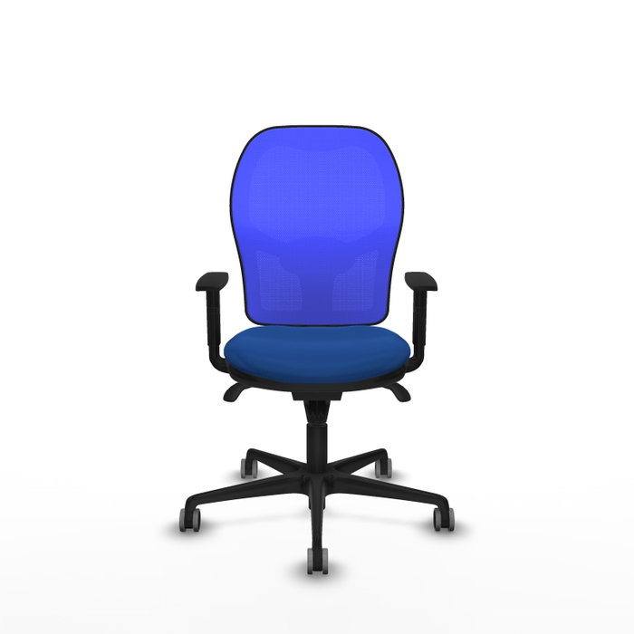 PIQUERAS Y CRESPO Silla de oficina Jorquera azul con mecanismo sincro PIQUERAS Y CRESPO Silla de oficina Jorquera azul con mecanismo sincro