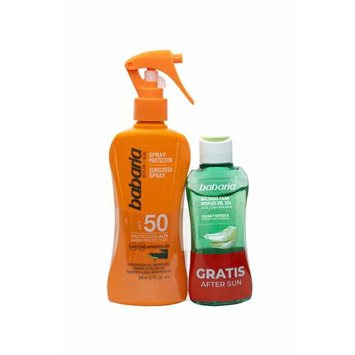 Babaria Solar Aloe SPF50 Estuche de 2 piezas Babaria Solar Aloe SPF50 Estuche de 2 piezas