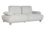 DKD Home Decor Sofá en Crudo con Respaldo y Brazos Abatibles