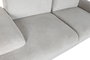DKD Home Decor Sofá en Crudo con Respaldo y Brazos Abatibles