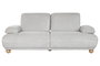 DKD Home Decor Sofá en Crudo con Respaldo y Brazos Abatibles