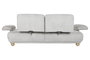 DKD Home Decor Sofá en Crudo con Respaldo y Brazos Abatibles