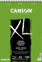 CANSON Bloc de Dibujo XL Dessin A3 160g 50 Hojas