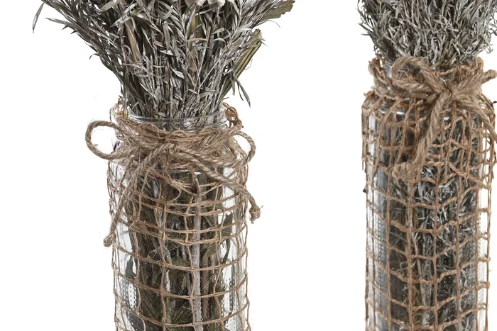 DKD Home Decor Ramo de Flores Secas y Cristal Surtido