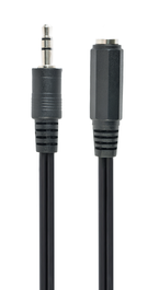 GEMBIRD CCA-423-3M Cable de Audio 3.5mm Macho a Macho, 3m, Negro