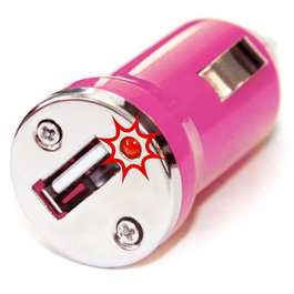 Be Mix Cargador USB Coche High Tech Con Piloto Indicador de Carga Colores Surtidos