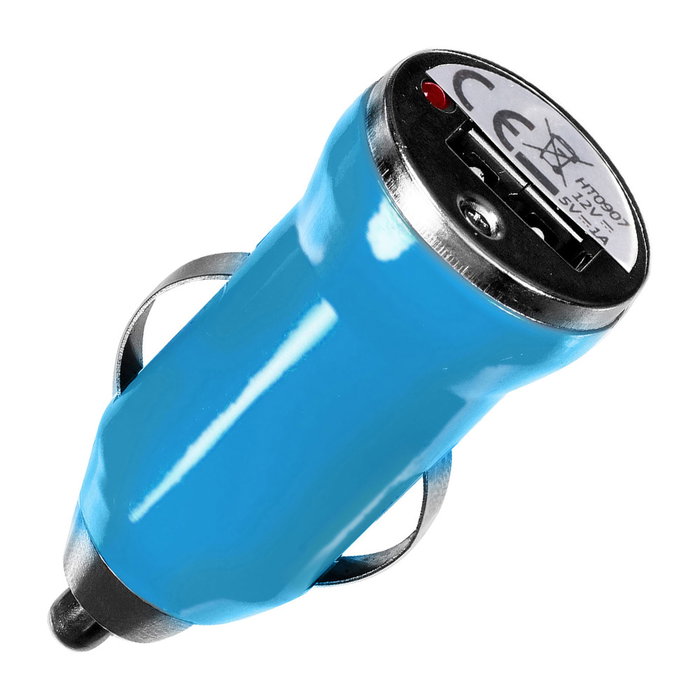 Be Mix Cargador USB Coche High Tech Con Piloto Indicador de Carga Colores Surtidos