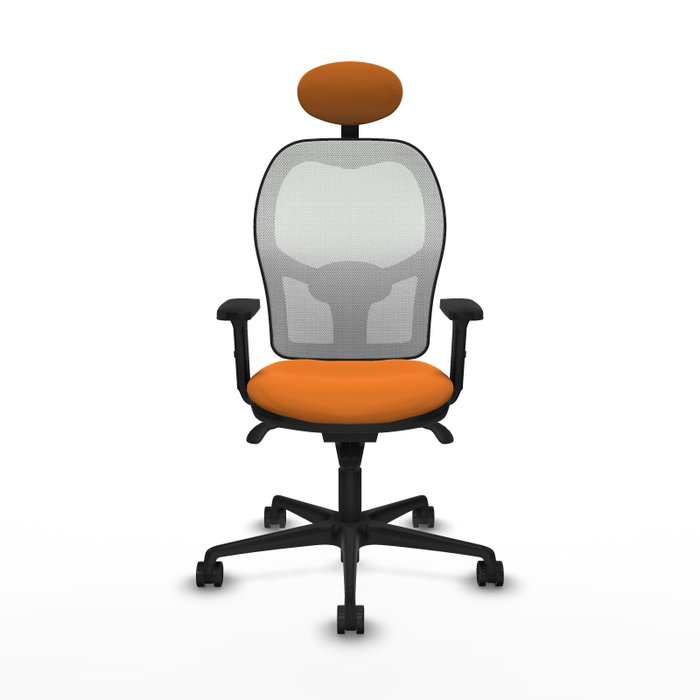 PIQUERAS Y CRESPO Silla de oficina Jorquera Naranja y Blanco PIQUERAS Y CRESPO Silla de oficina Jorquera Naranja y Blanco