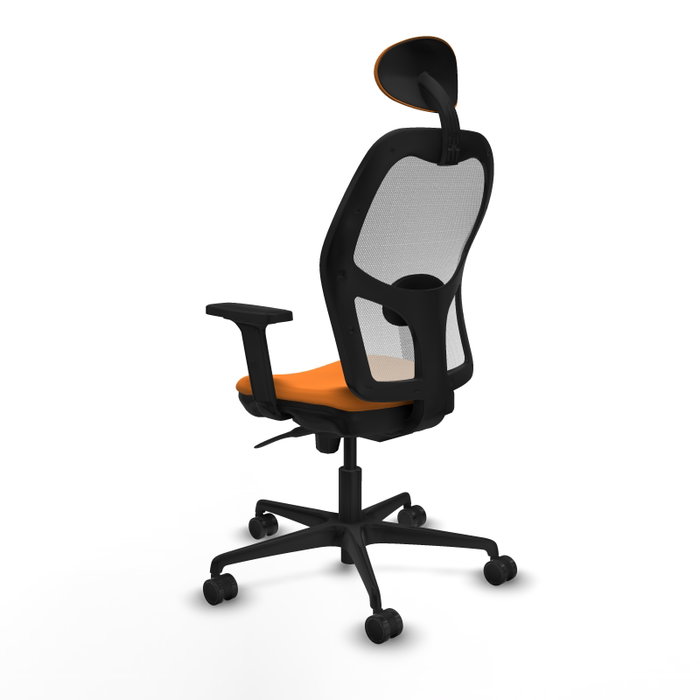 PIQUERAS Y CRESPO Silla de oficina Jorquera Naranja y Blanco PIQUERAS Y CRESPO Silla de oficina Jorquera Naranja y Blanco
