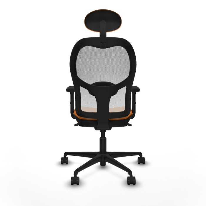 PIQUERAS Y CRESPO Silla de oficina Jorquera Naranja y Blanco PIQUERAS Y CRESPO Silla de oficina Jorquera Naranja y Blanco