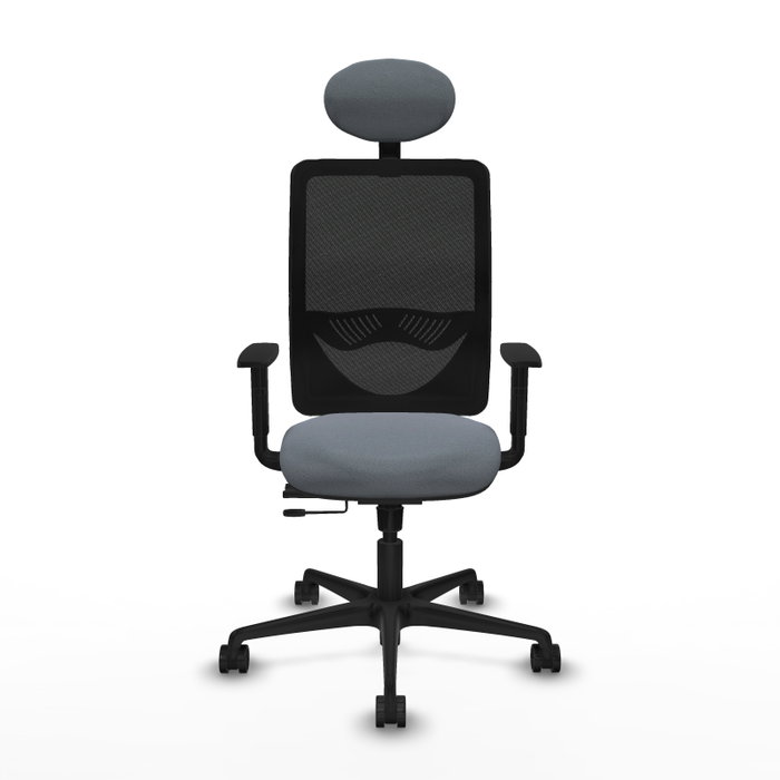 PIQUERAS Y CRESPO Silla de oficina Zulema con mecanismo Sincro/Traslack, Gris y Negro PIQUERAS Y CRESPO Silla de oficina Zulema con mecanismo Sincro/Traslack, Gris y Negro