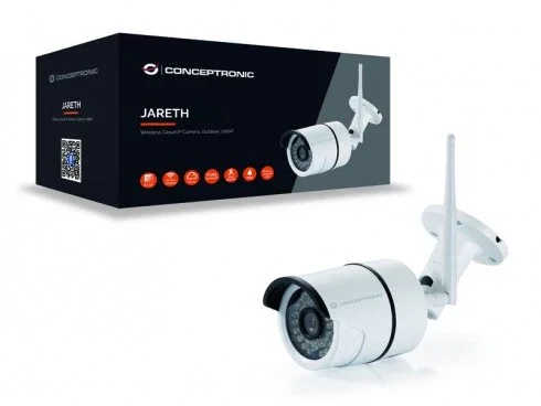 Conceptronic Jareth Cámara de seguridad IP Bala 1080p Blanco