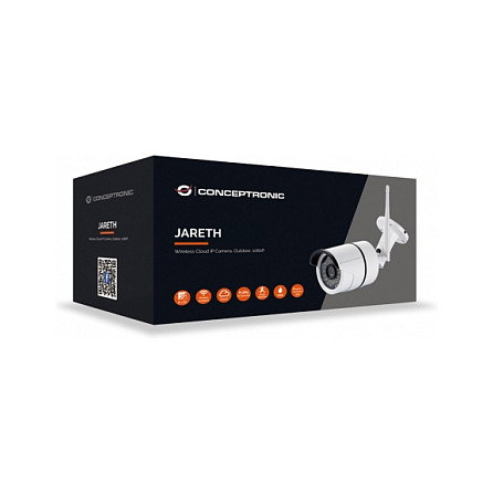 Conceptronic Jareth Cámara de Seguridad IP 1080p Blanca Conceptronic Jareth Cámara de Seguridad IP 1080p Blanca