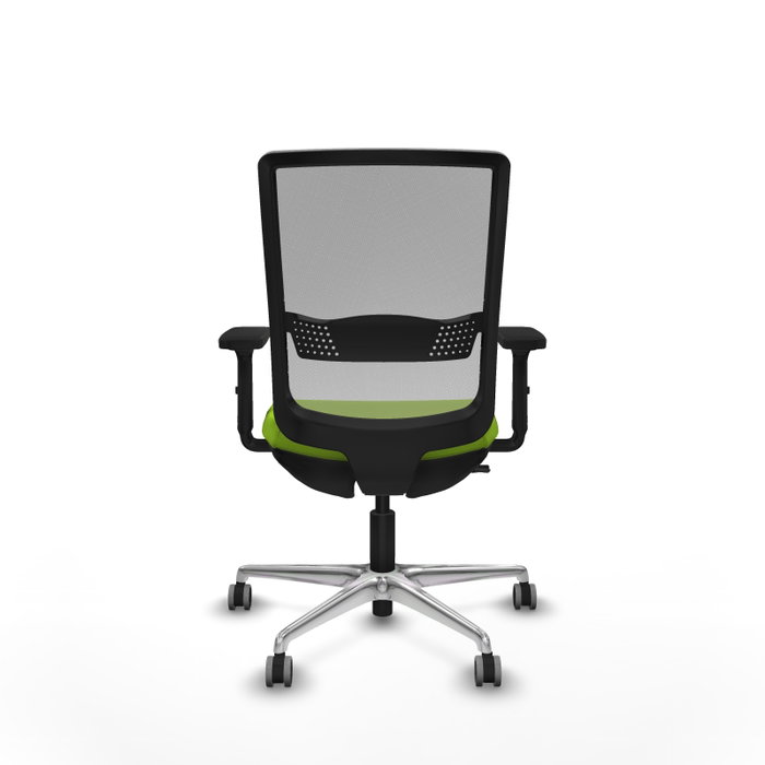 PIQUERAS Y CRESPO Silla de oficina Haches con mecanismo Sincro/Traslack Pistacho y Gris