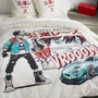 Today TOD3574641268657 Juego de cama para 2 personas 240x220 cm Algodón Estampado de carreras callejeras Blanco