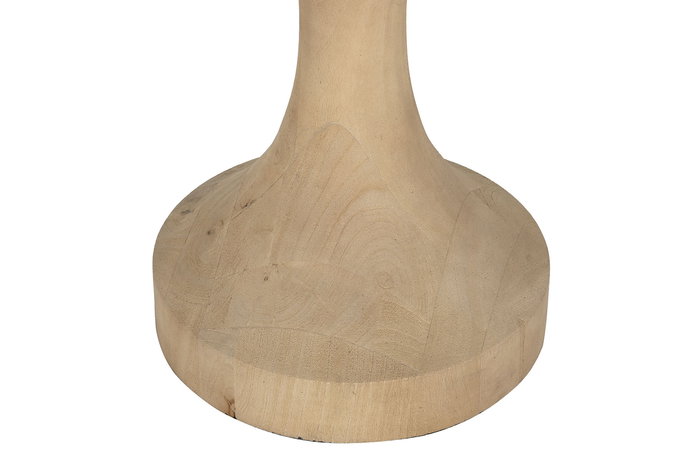 DKD Home Decor Lámpara Pie Tradicional 50 x 163.5 x 50 cm Algodón Mango