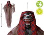 Atosa Decoración Halloween Hombre Lobo Colgante con Luz, 220 cm XL, Capucha a Cuadros