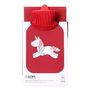 Edm Bolsa de Agua Caliente 2L Modelo Unicornio Roja con Funda de Lana