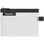 LEITZ Bolsita de Viaje WOW con Cremallera Impermeable S Negro (14x10.5) inevitable