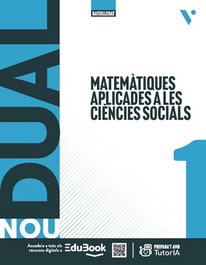 VICENS VIVES, MATEMÁTIQUES APLICADES 1R.BATXILLERAT LLIBRE+QUADERN. NOU DUAL - VICENS VIVES