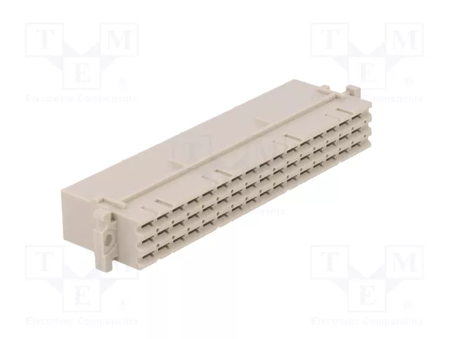 HARTING Conector de datos DIN 41612 hembra de 48 pines recto