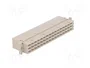 HARTING Conector de datos DIN 41612 hembra de 48 pines recto