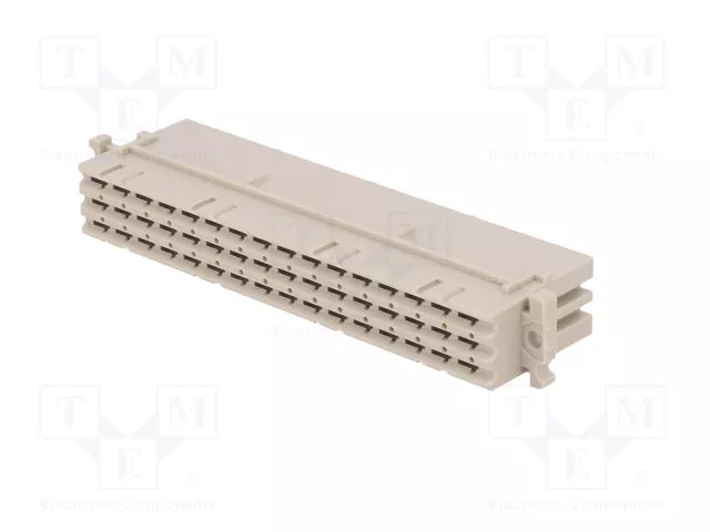 HARTING Conector de datos DIN 41612 hembra de 48 pines recto