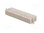 HARTING Conector de datos DIN 41612 hembra de 48 pines recto