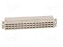 HARTING Conector de datos DIN 41612 hembra de 48 pines recto