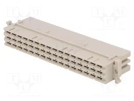 HARTING Conector de datos DIN 41612 hembra de 48 pines recto