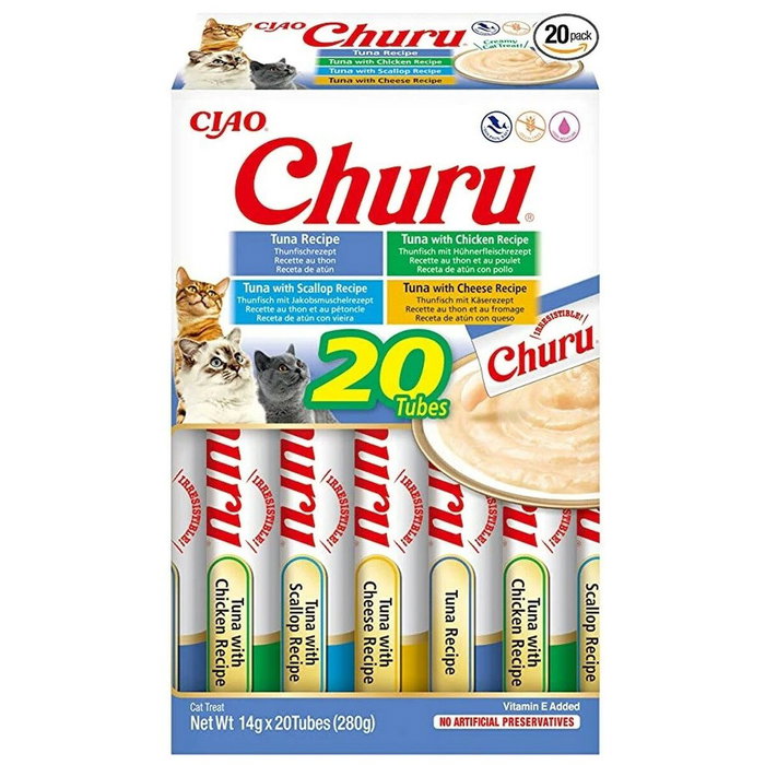 Churu Variedades de Atún para Gatos 20x14g