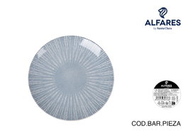Alfares Plato de Postre Azul Electra 19cm