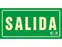 Syssa Señal de Salida PVC Fotoluminiscente 320x160 mm