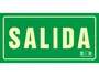 Syssa Señal de Salida PVC Fotoluminiscente 320x160 mm